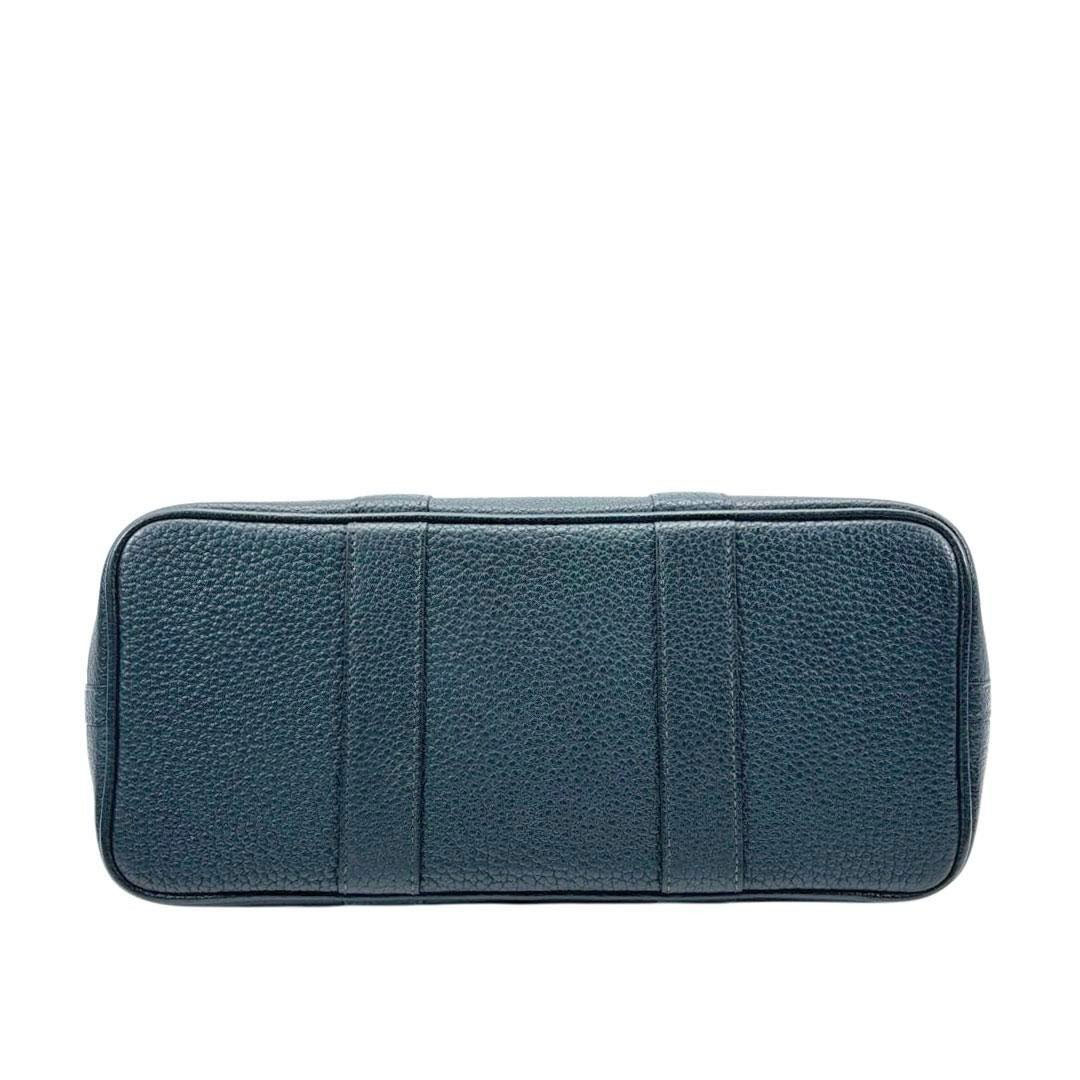 HERMES エルメス トートバッグ ガーデンパーティTPM カントリー ブルーオラージュ □R刻印