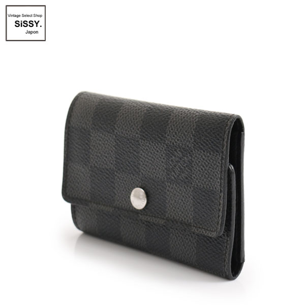 ■ルイ・ヴィトン■ ミュルティクレ6 ダミエグラフィット 6連キーケース PVC ブラック N62662 【LOUIS VUITTON】