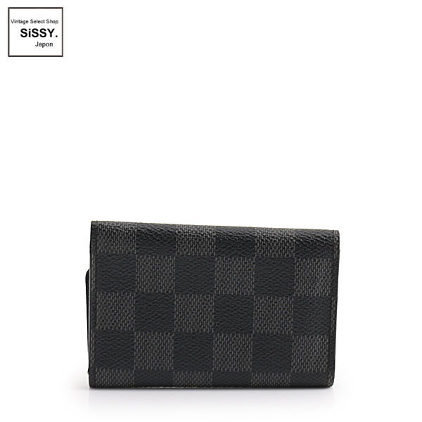 ■ルイ・ヴィトン■ ミュルティクレ6 ダミエグラフィット 6連キーケース PVC ブラック N62662 【LOUIS VUITTON】