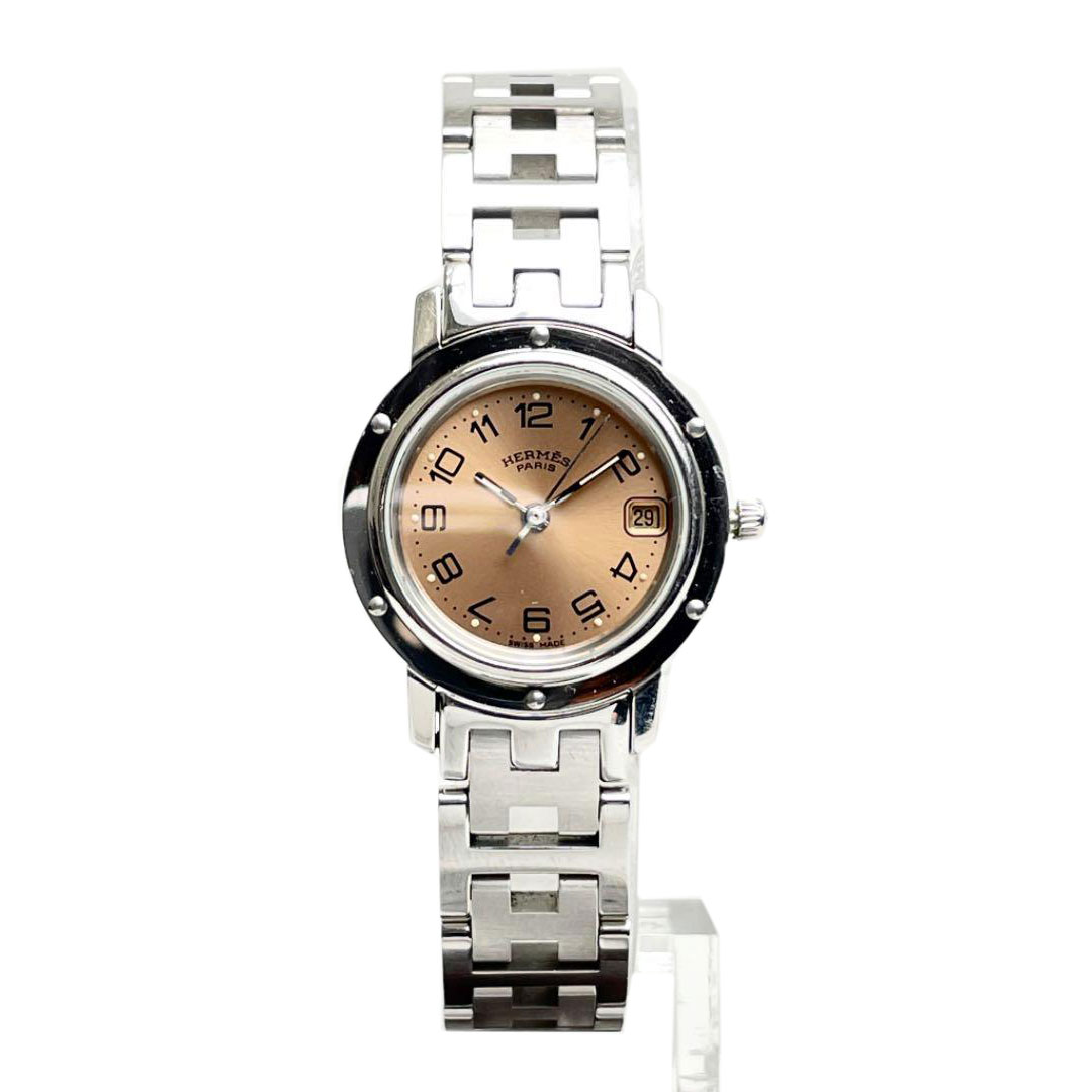 HERMES クリッパー CL4.2 シャンパン 箱/コマ Qz 【極美品】 HERMES クリッパー CL4.2 シャンパン 箱/コマ Qz 【極美品】 HERMES