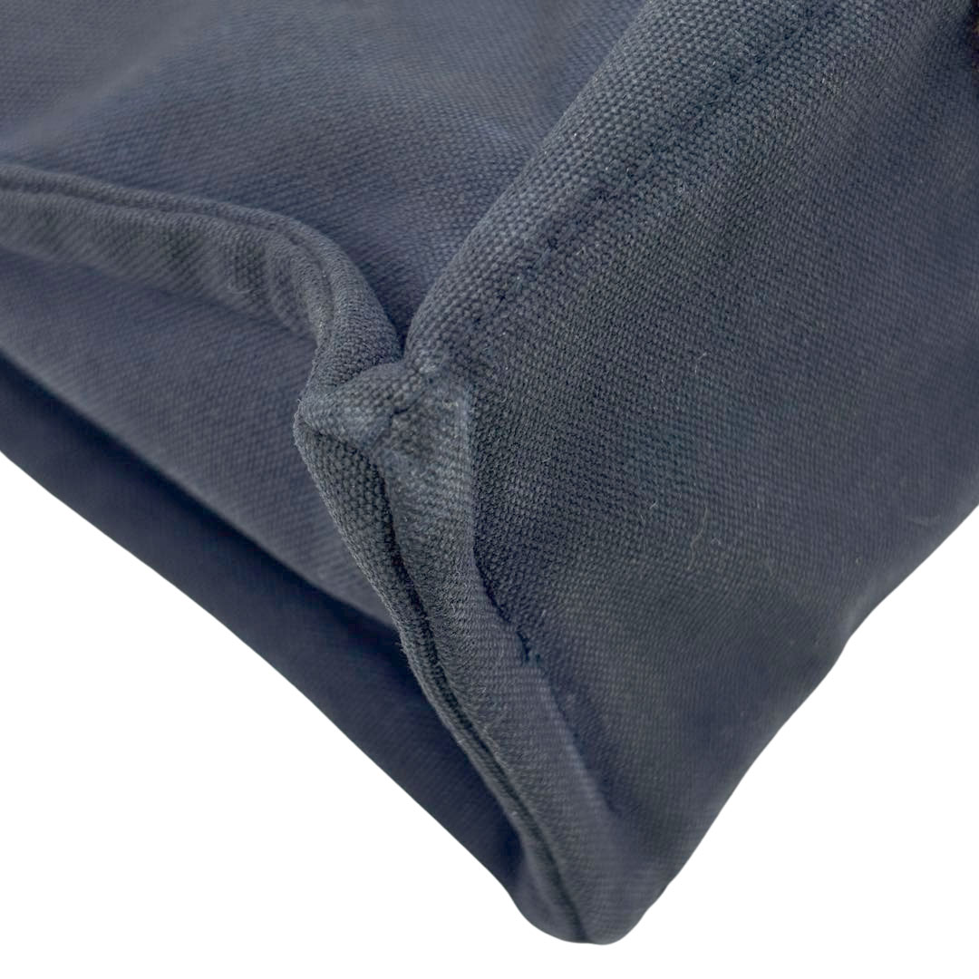 HERMES エルメス トートバッグ フールトゥPM キャンバス ネイビー/ブラウン