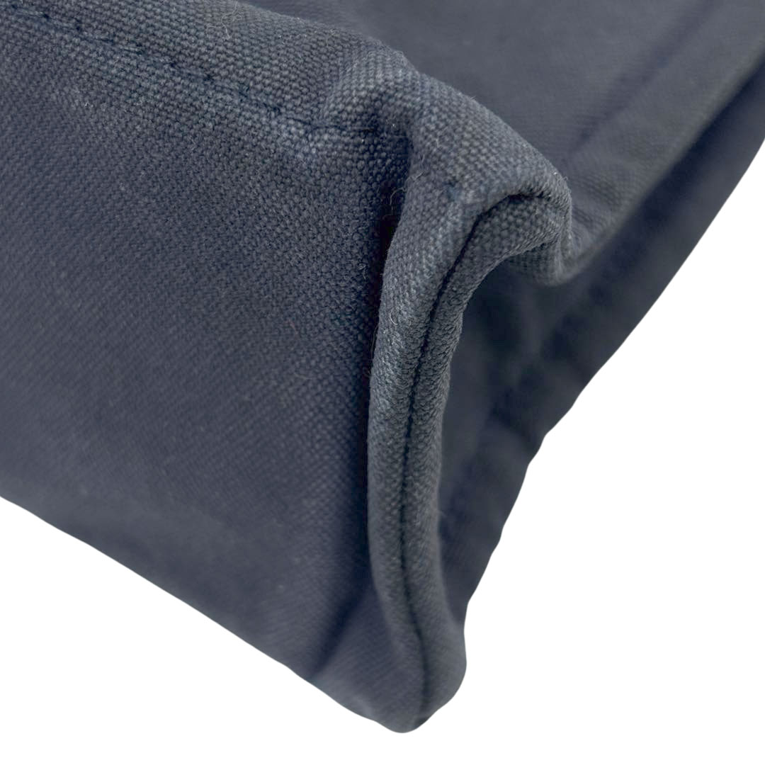 HERMES エルメス トートバッグ フールトゥPM キャンバス ネイビー/ブラウン