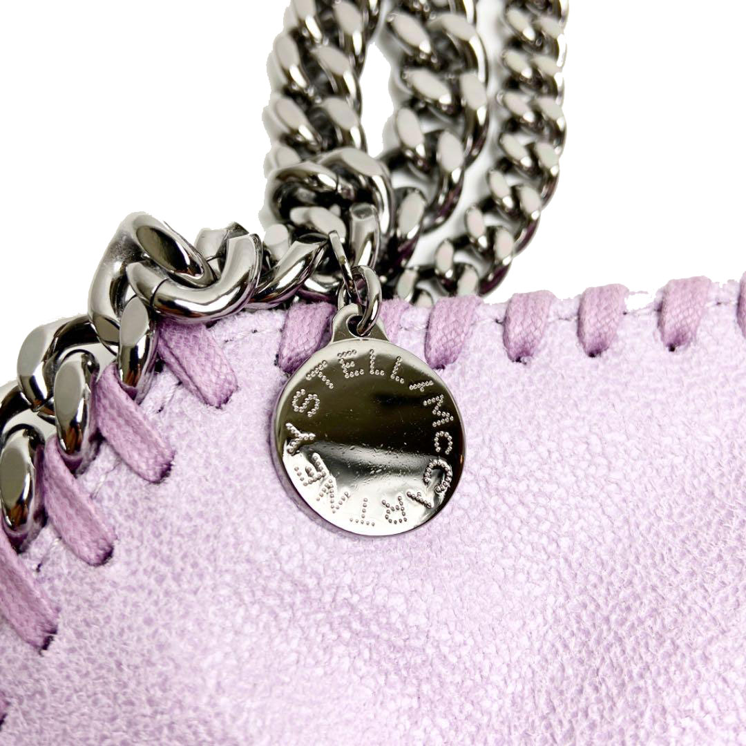 Stella McCartney ステラマッカートニー ファラベラ ミニ トート チェーンショルダーバッグ パープル