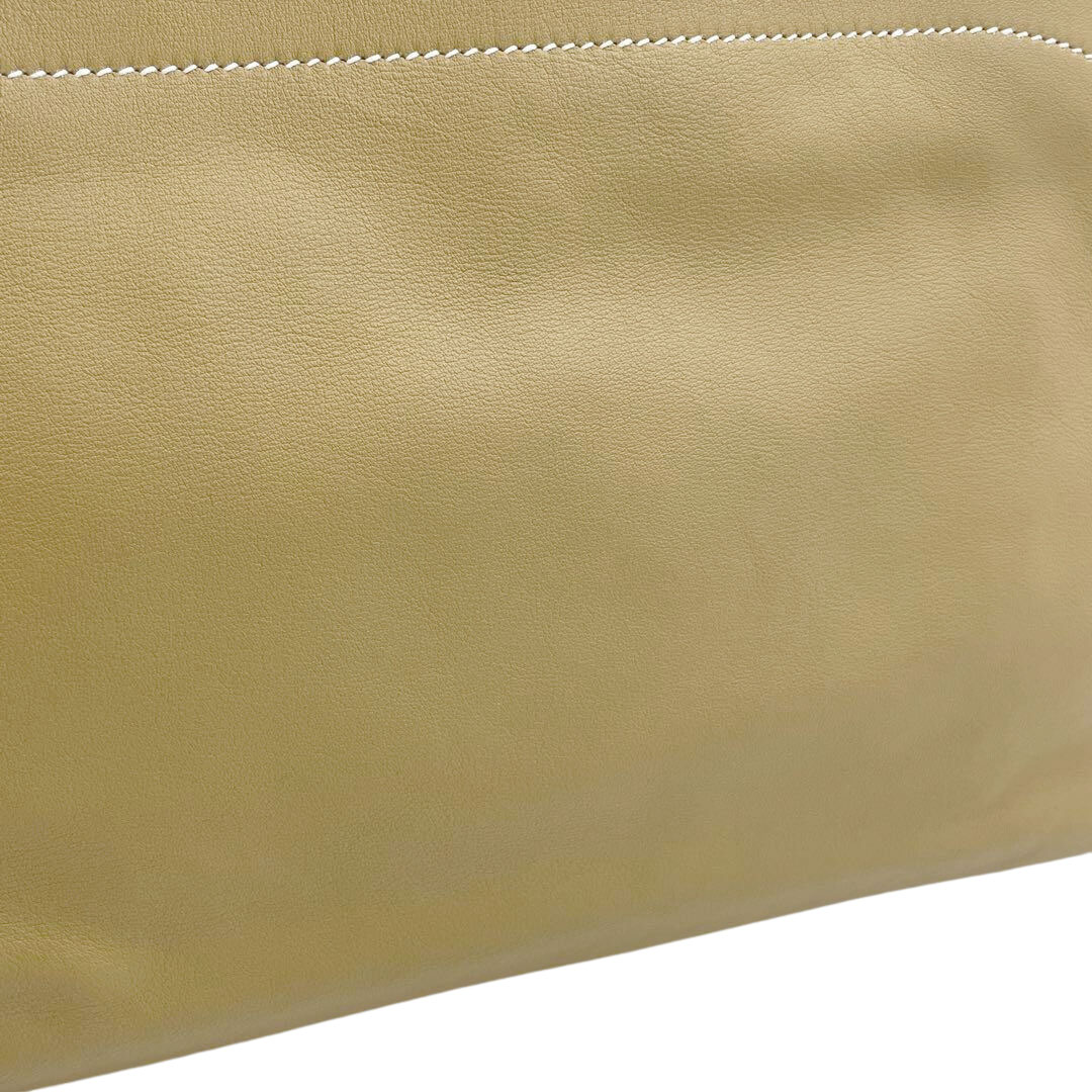 HERMES エルメス ボリードリラックス35 ハンドバッグ ヴォーシッキム ビスキュイ シルバー金具 □P刻印