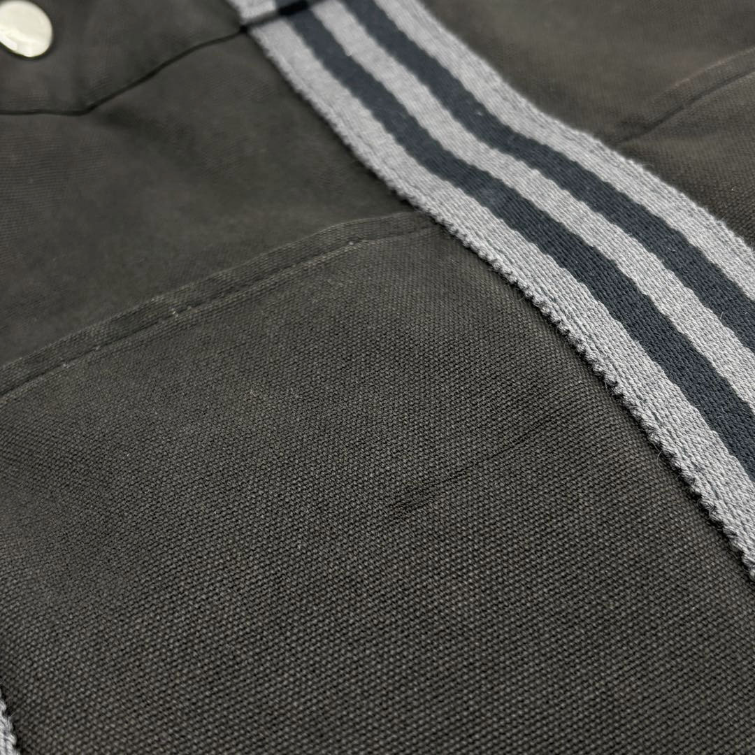 HERMES エルメス トートバッグ フールトゥMM キャンバス ダークグレー/グレー