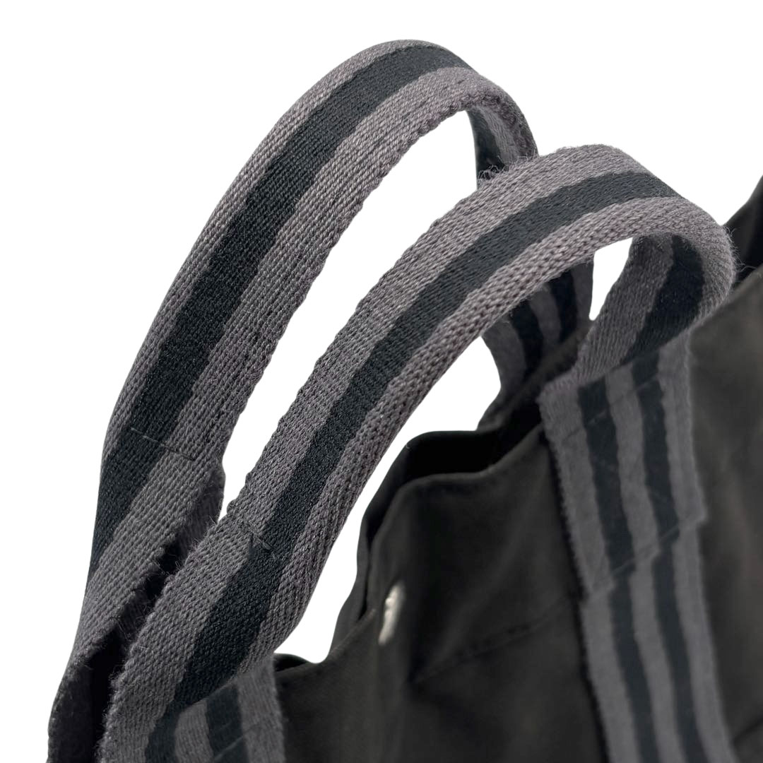 HERMES エルメス トートバッグ フールトゥMM キャンバス ダークグレー/グレー