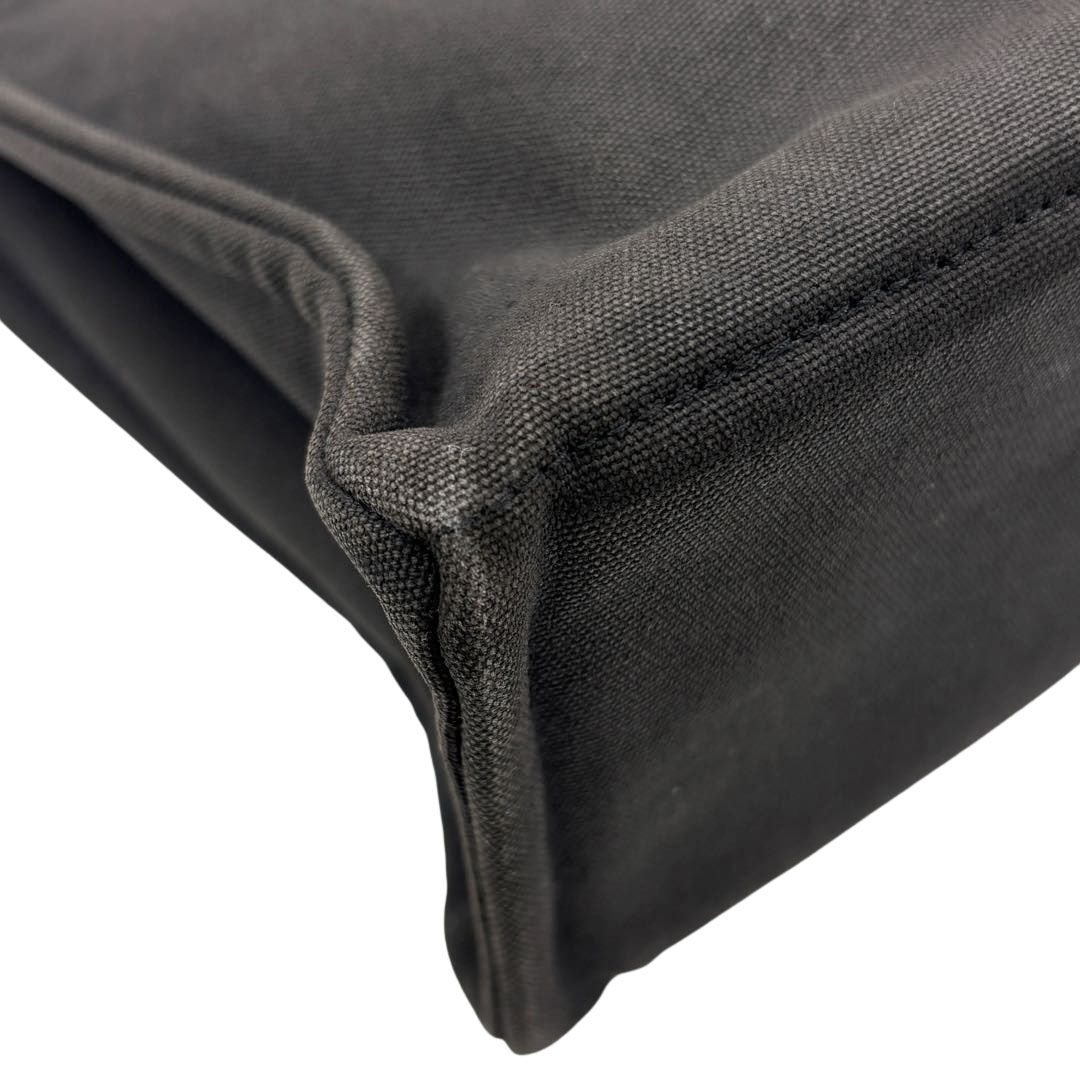 HERMES エルメス トートバッグ フールトゥMM キャンバス ダークグレー/グレー