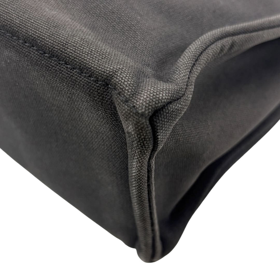 HERMES エルメス トートバッグ フールトゥMM キャンバス ダークグレー/グレー
