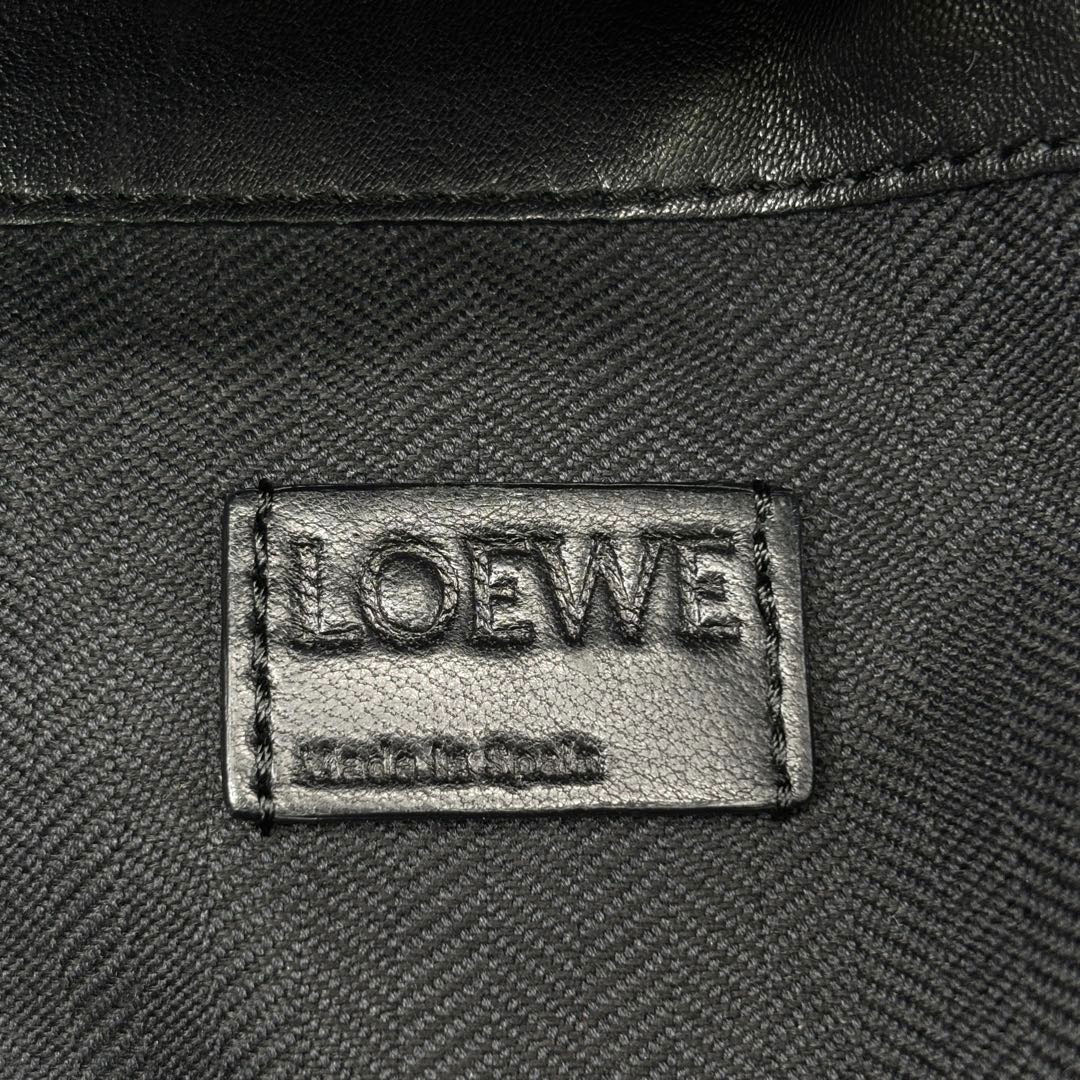 定番 ロエベ ナッパレザー ショルダーバッグ シルバー金具 LOEWE ロエベ ショルダーバッグ フラメンコ ノット スモール ナッパ