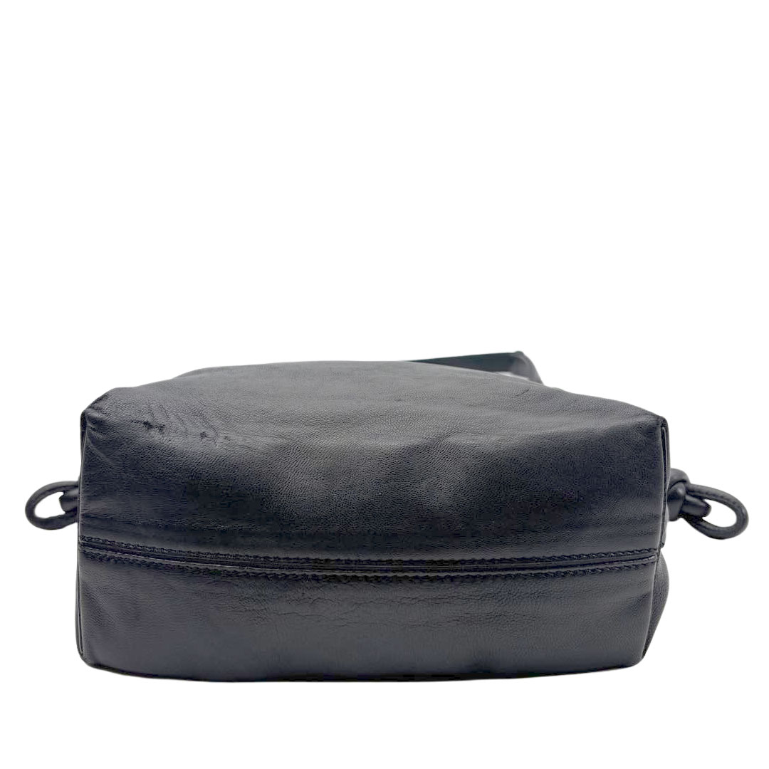 定番 ロエベ ナッパレザー ショルダーバッグ シルバー金具 LOEWE ロエベ ハンドバッグ アナグラム ナッパレザー ブラウン