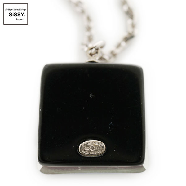 ■シャネル■ ココマーク ネックレス ブラック シルバー ビジュー 06C 【CHANEL】