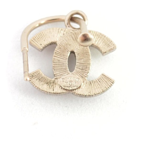 □シャネル□ ピアス ココマーク ホワイト/ゴールド 09P 【CHANEL