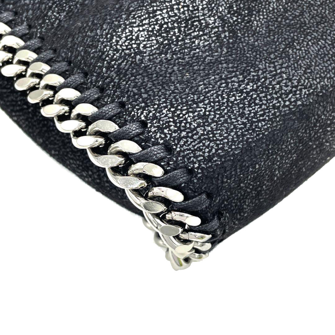 STELLA McCARTNEY ステラマッカートニー ファラベラ チェーンショルダーバッグ ブラック シルバー 371223