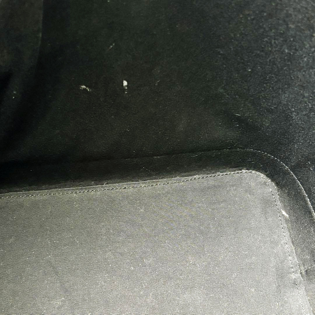 SAINT LAURENT PARIS サンローランパリ トートバッグ テディ ストロー/レザー ブラック 551595