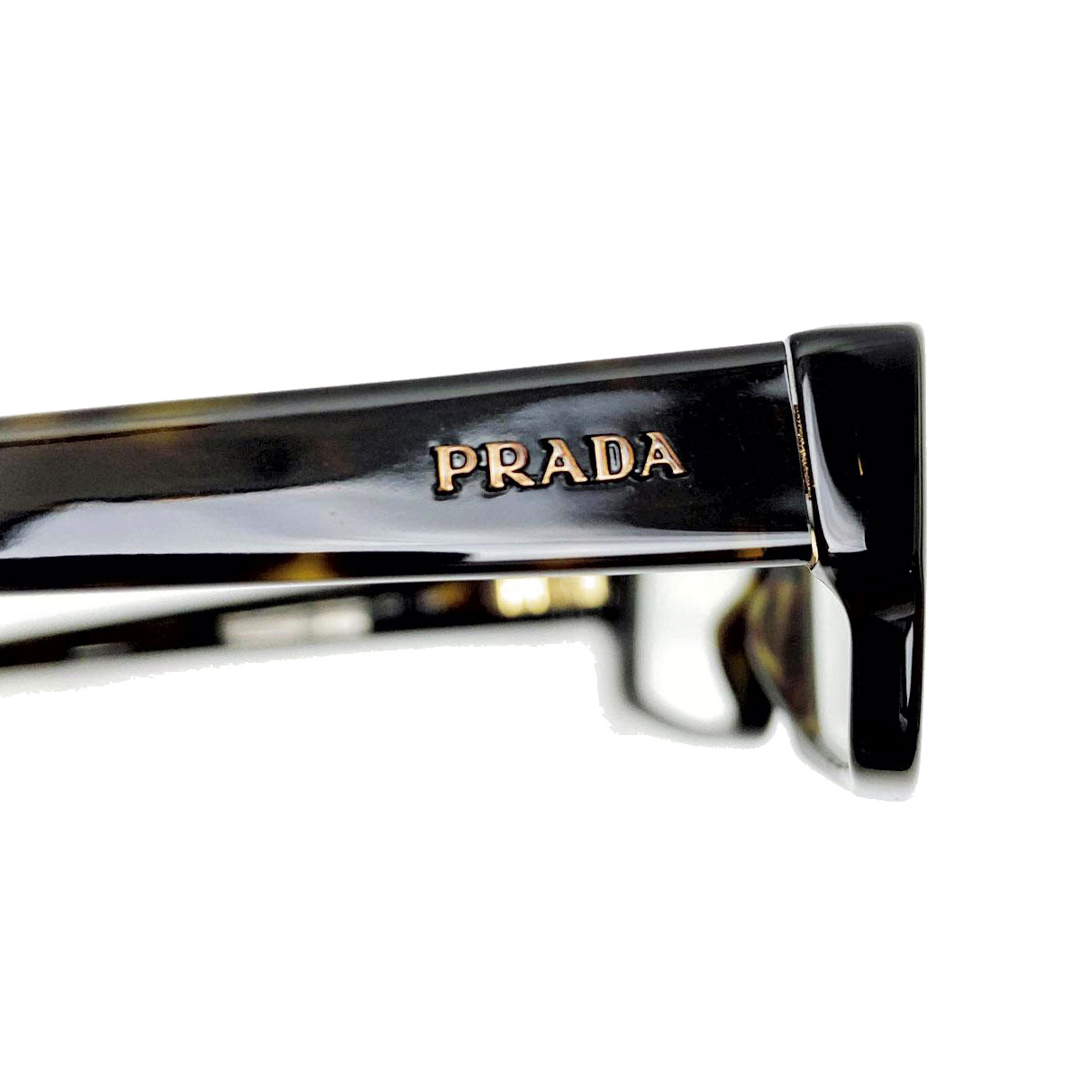 PRADA プラダ 度入りメガネ ブラウン べっ甲柄 レディース VPR19L