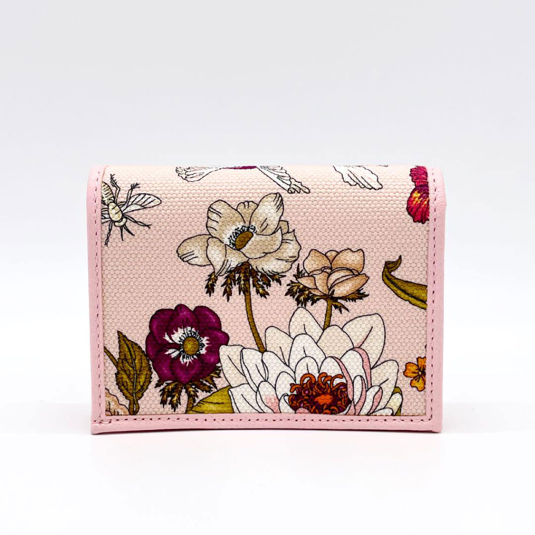 GUCCI グッチ GGマーモント 財布 フローラ コンパクトウォレット GUCCI グッチ コンパクトウォレット 二つ折り財布 GGマーモント