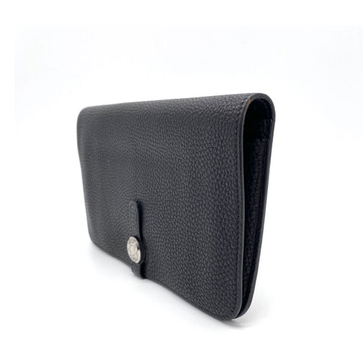 HERMES エルメス 二つ折り長財布 ドゴンGM トリヨンクレマンス