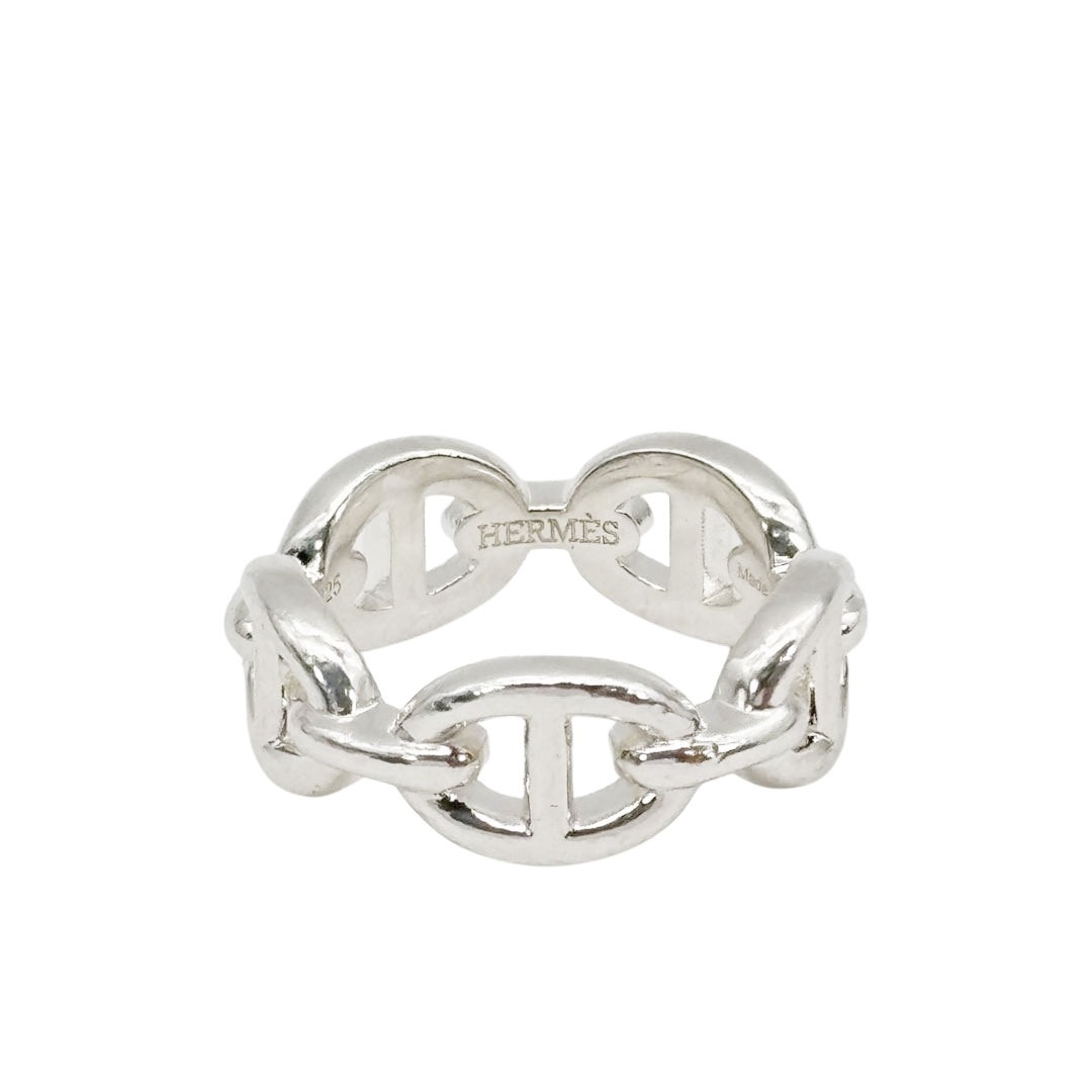 HERMES シェーヌダンクル リング Ag925 シルバー #49 9号 HERMES 【新品】エルメス シェーヌダンクル パンク リング #49 9号