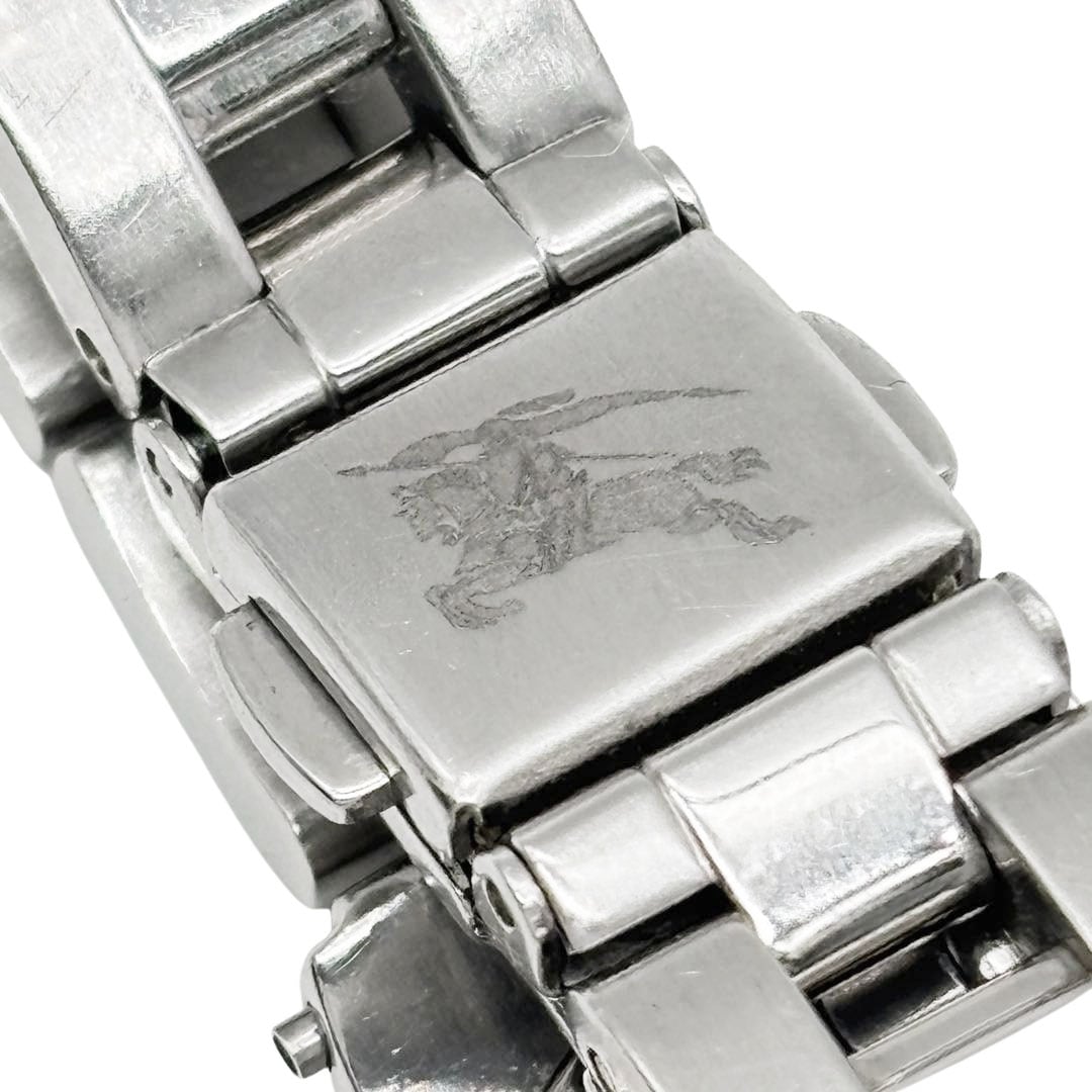 BURBERRY バーバリー レディース腕時計 QZ SS シルバー/ブルー文字盤 5421-H11411