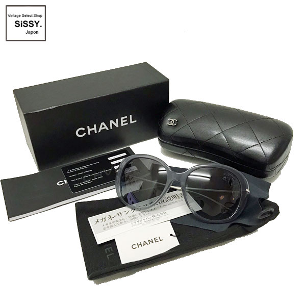 ■シャネル■ サングラス ラインストーン グレー シルバー 5293-B 【CHANEL】