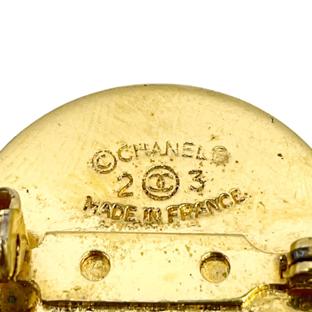 CHANEL シャネル ブローチ マトラッセ バッグモチーフ ゴールド 23（1988年頃製造） ヴィンテージ