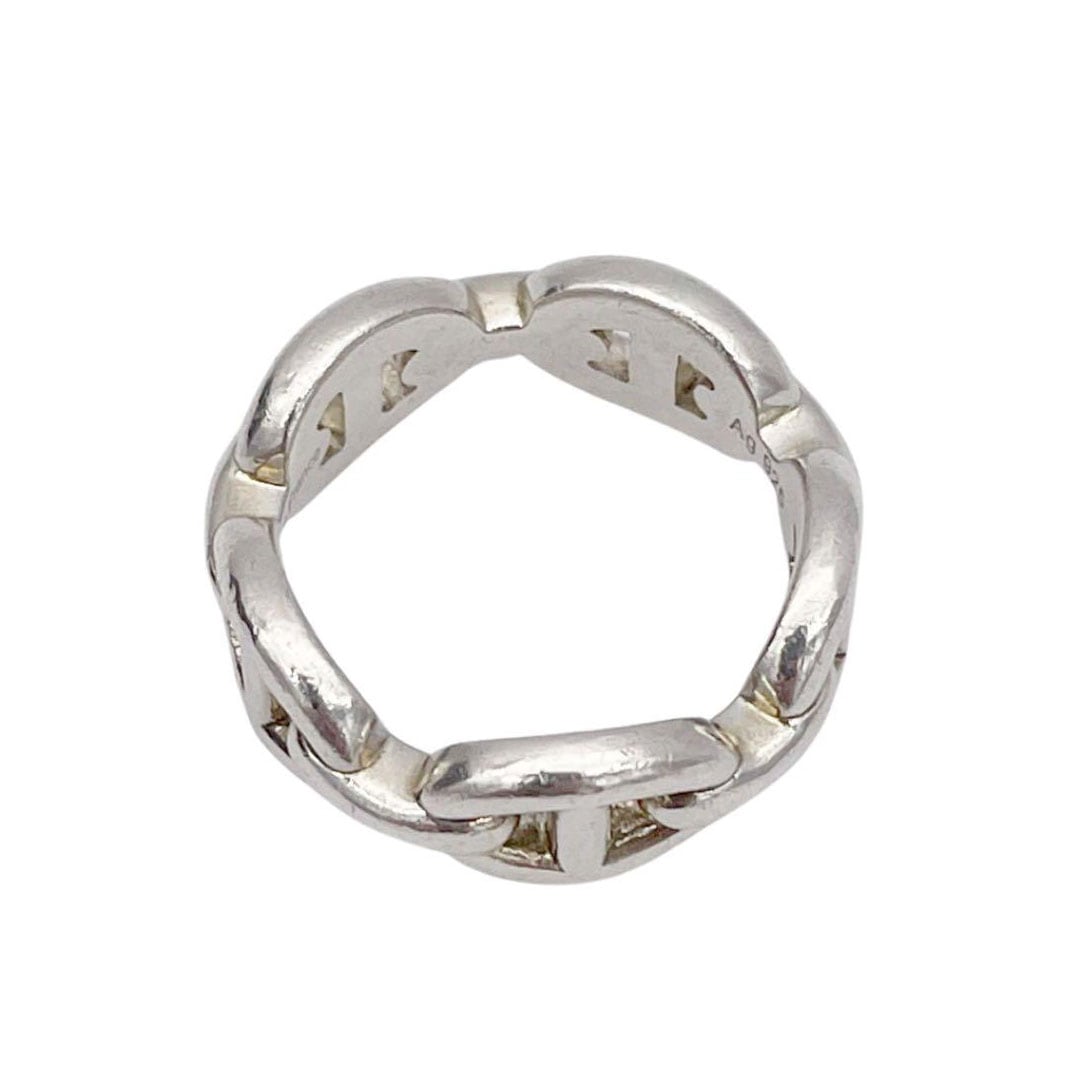 HERMES エルメス リング 指輪 シェーヌダンクル Ag925 シルバー #50(約
