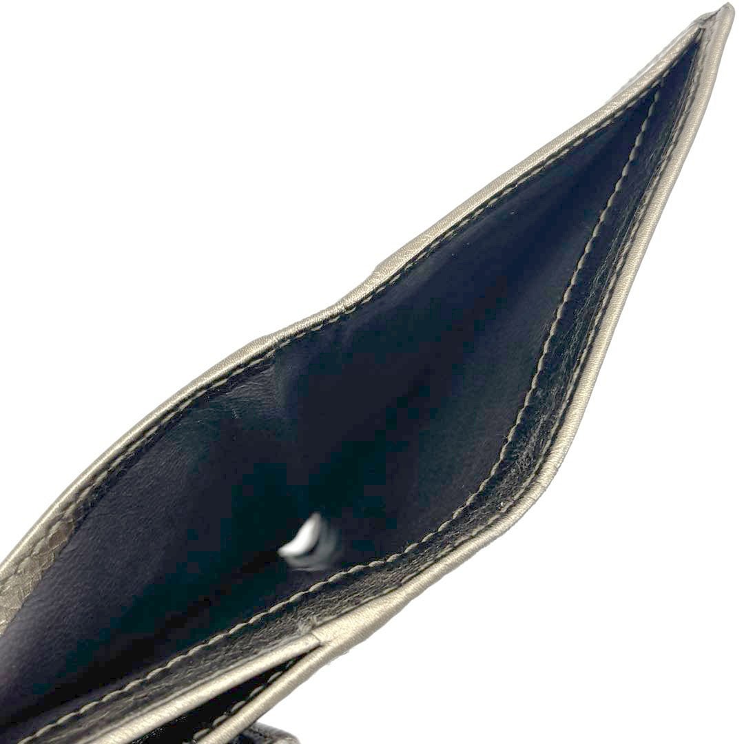GUCCI グッチ 二つ折り財布 ヒストリア コンパクトウォレット クレスト