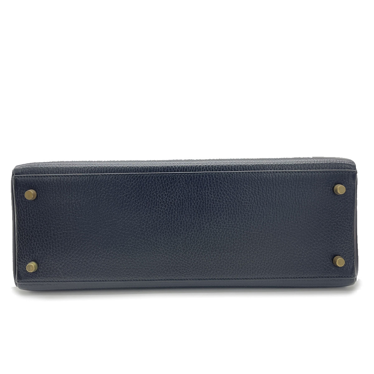 HERMES エルメス ハンドバッグ ケリー35 内縫い アルデンヌ ブラック ゴールド金具 〇V刻印