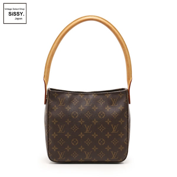 ■ルイヴィトン■ ルーピングMM モノグラム ショルダーバッグ PVC レザー ブラウン M51146 【LOUIS VUITTON】