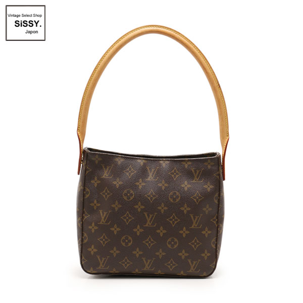 ■ルイヴィトン■ ルーピングMM モノグラム ショルダーバッグ PVC レザー ブラウン M51146 【LOUIS VUITTON】