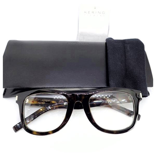 ■サンローランパリ■ サングラス メガネ べっ甲柄 ブラウン SL50 【Saint Laurent Paris】