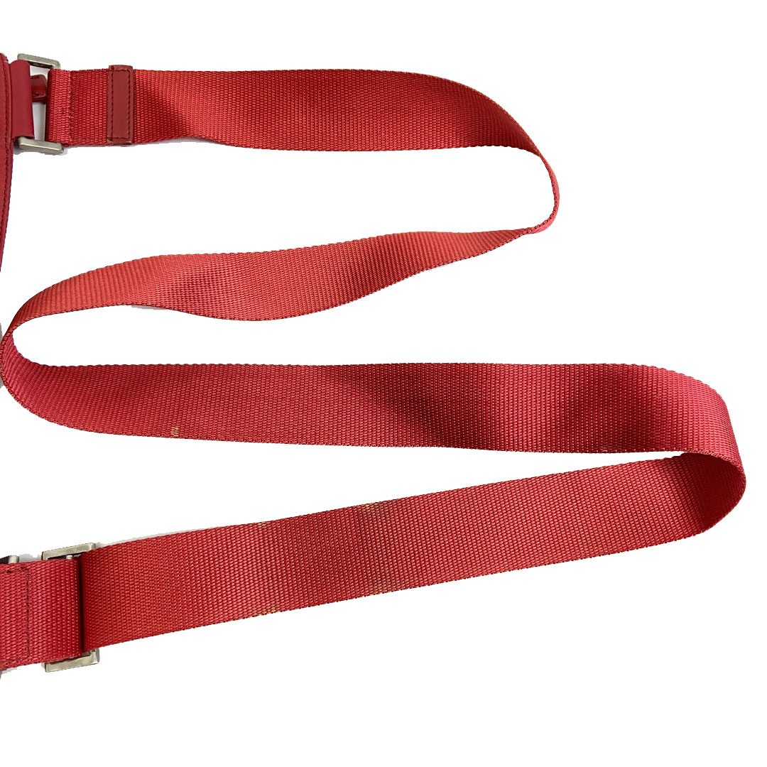 PRADA プラダ テスート ナイロン ショルダーバッグ レッド