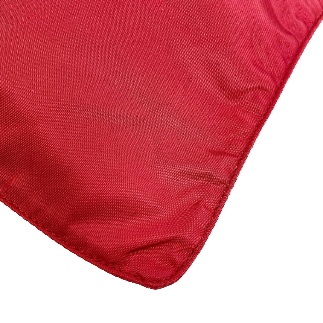 PRADA プラダ テスート ナイロン ショルダーバッグ レッド