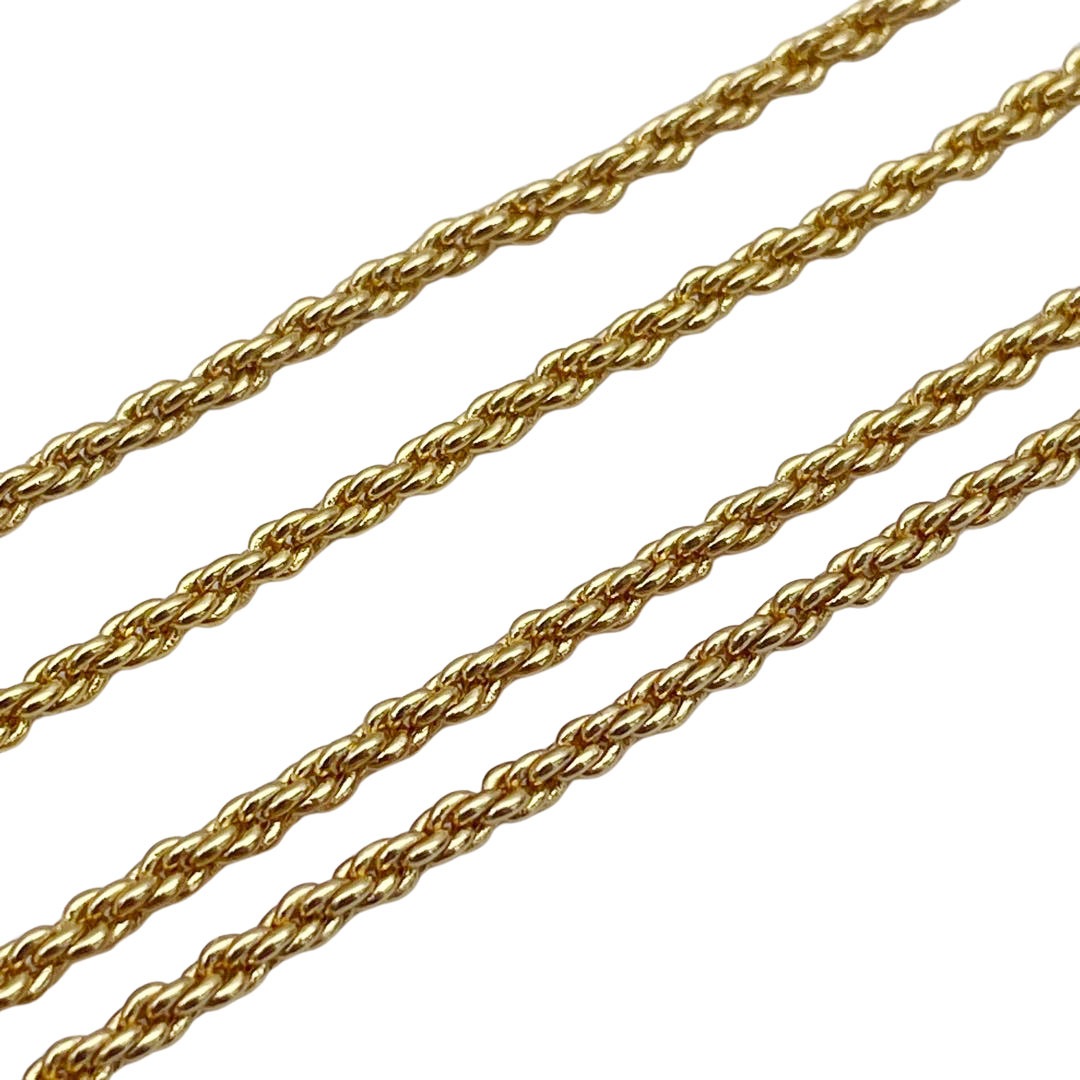 Christian Dior クリスチャンディオール ネックレス CDロゴ ゴールド