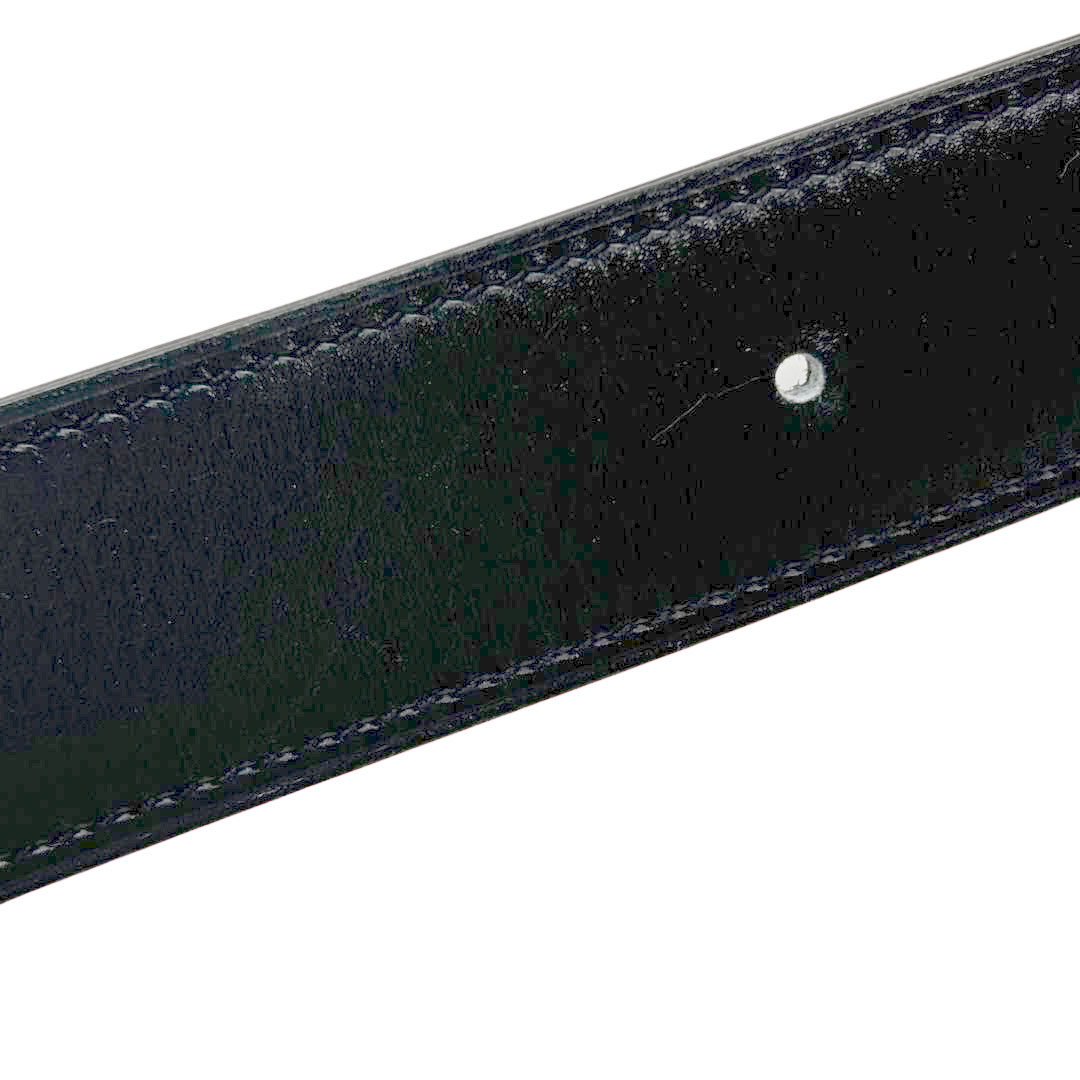 HERMES エルメス Hベルト コンスタンス マルトレ 90 リバーシブル ブラック ショコラ シルバー金具 □P刻印