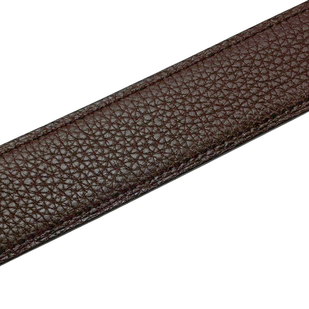 HERMES エルメス Hベルト コンスタンス マルトレ 90 リバーシブル ブラック ショコラ シルバー金具 □P刻印