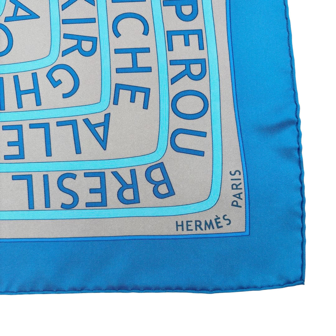 エルメス スカーフ カレ90 LES SOURCES DE LA VIE HERMES エルメス スカーフ カレ90 『LES SOURCES DE LA VIE(生命の源