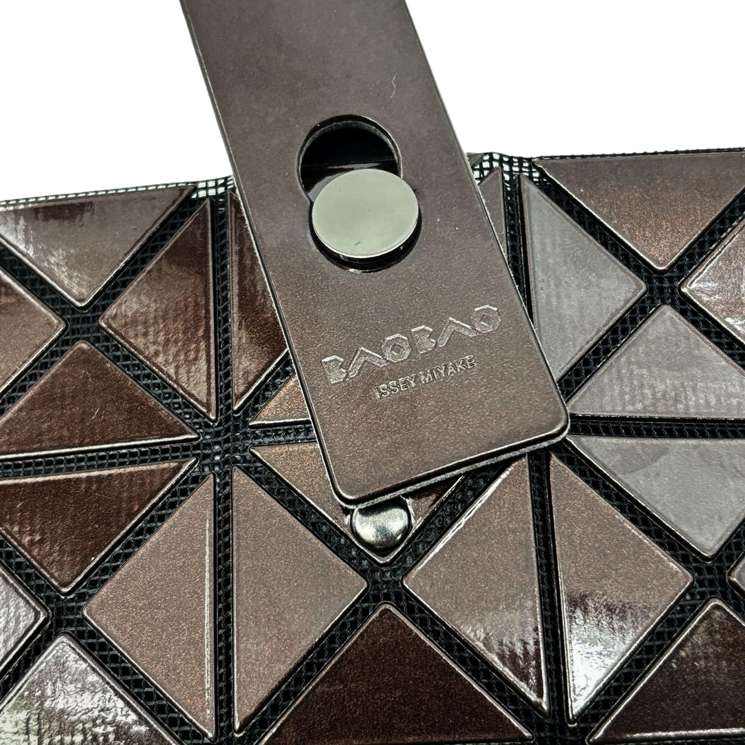 ISSEY MIYAKE BAOBAO イッセイミヤケ バオバオ プリズム トートバッグ 10×10 ブラウン BB23AG104