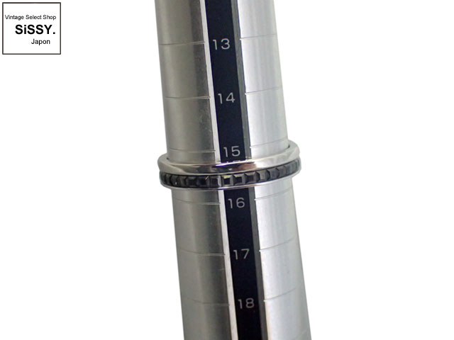 Boucheron ブシュロン キャトル ブラック リング K18WG ホワイトゴールド ブラック 約16号