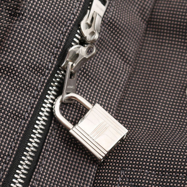 ■エルメス■ エールラインMM トートバッグ キャンバス グレー 【HERMES】