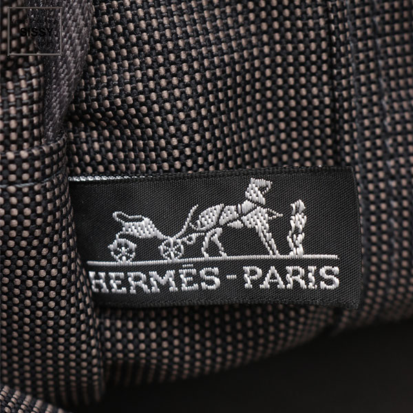 ■エルメス■ エールラインMM トートバッグ キャンバス グレー 【HERMES】