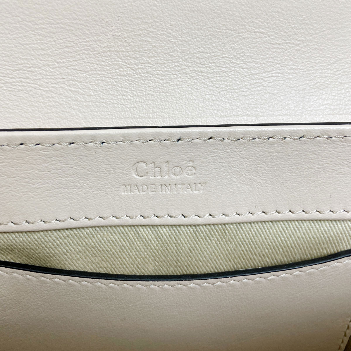 Chloe クロエ C 2WAY ミニショルダーバッグ 型押し レザー ピンク