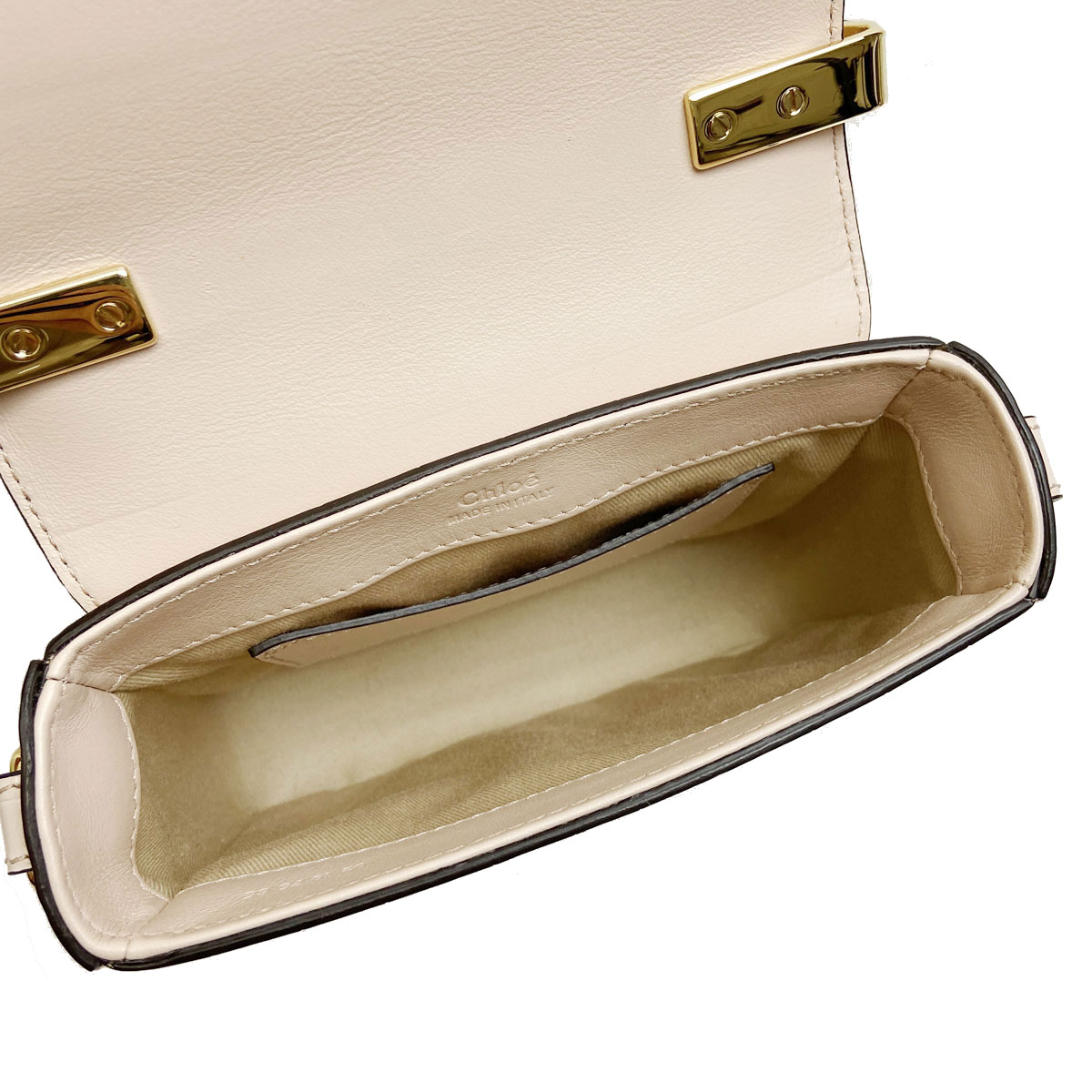 Chloe クロエ C 2WAY ミニショルダーバッグ 型押し レザー