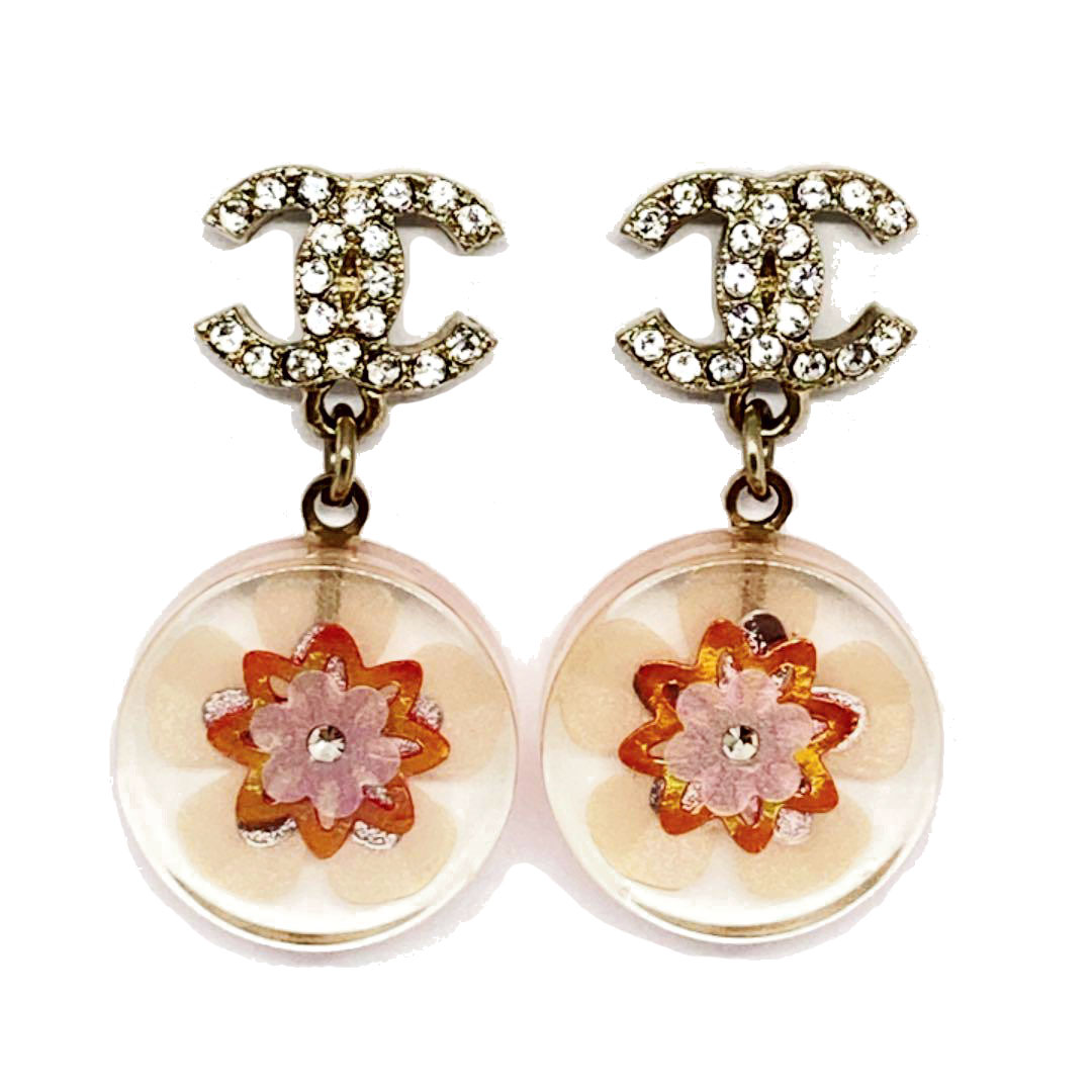 CHANEL シャネル ラインストーン フラワー イヤリング CHANEL シャネル ラインストーン フラワー イヤリング 楽天市場