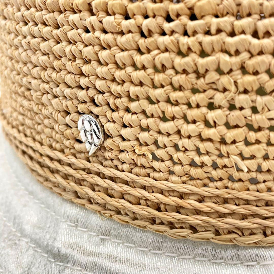 HELEN KAMINSKI ヘレンカミンスキー ストローハット 麦わら帽子 ラフィア 麻 レディース