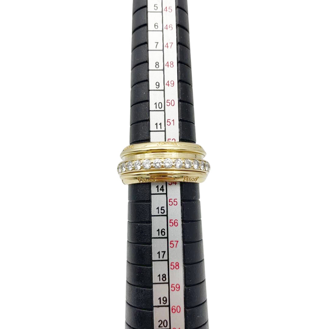 PIAGET ピアジェ ポセションリング 指輪 フルダイヤ エタニティ 750(K18YG) #53(約13号) 13.0g