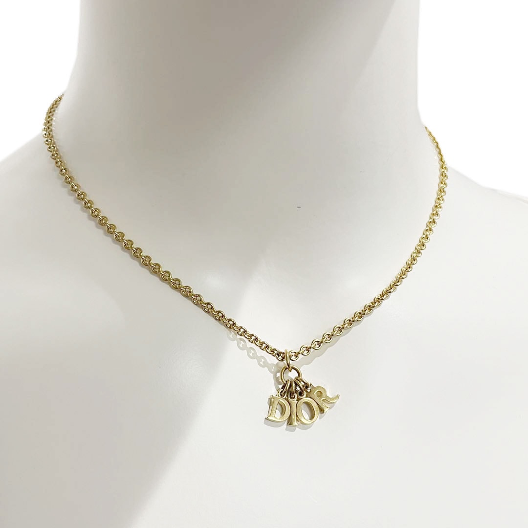 Christian Dior クリスチャンディオール ネックレス DIORロゴ