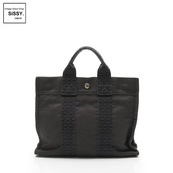 ■エルメス■ エールラインPM トートバッグ キャンバス グレー 【HERMES】