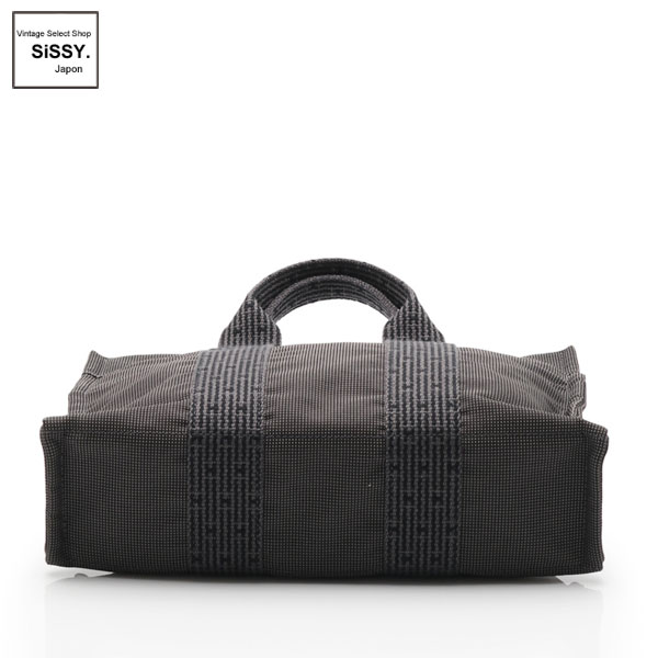 ■エルメス■ エールラインPM トートバッグ キャンバス グレー 【HERMES】