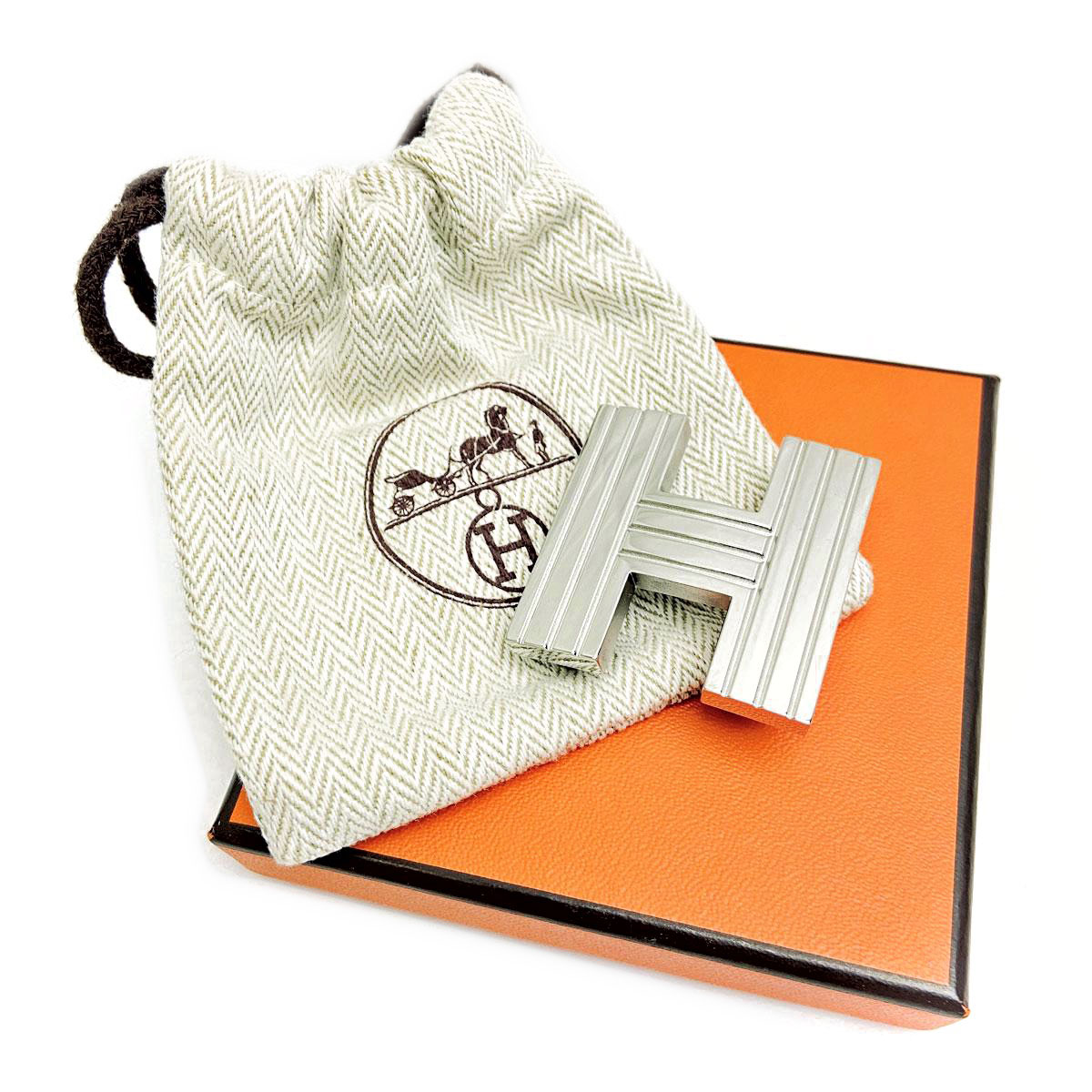 ■エルメス■ コンスタンス Hバックル シルバー 【HERMES】